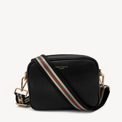 Colección de correas negras y doradas