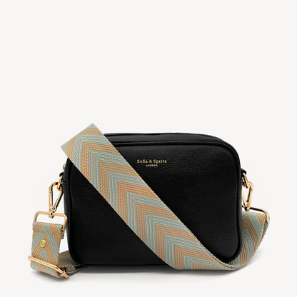 Correa de flecha azul claro y arena – Toque elegante y sutil