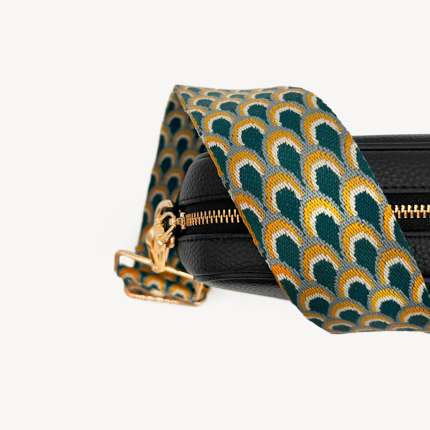 Correa turquesa de pavo real - Accesorio elegante inspirado en el pavo real