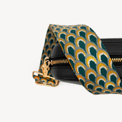 Correa turquesa de pavo real - Accesorio elegante inspirado en el pavo real