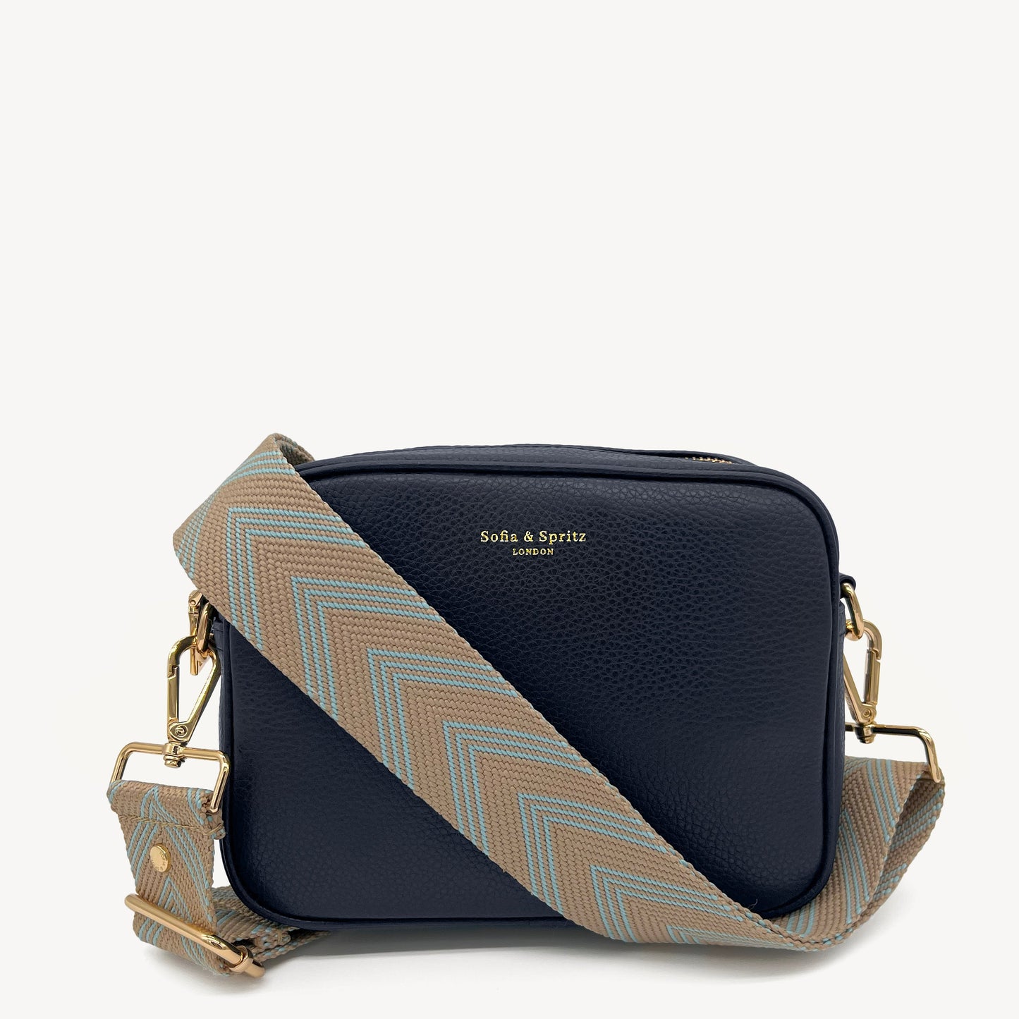 Correa de flecha azul claro y arena – Toque elegante y sutil