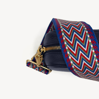 Correas con diseño azteca azul y rojo - Set surtido