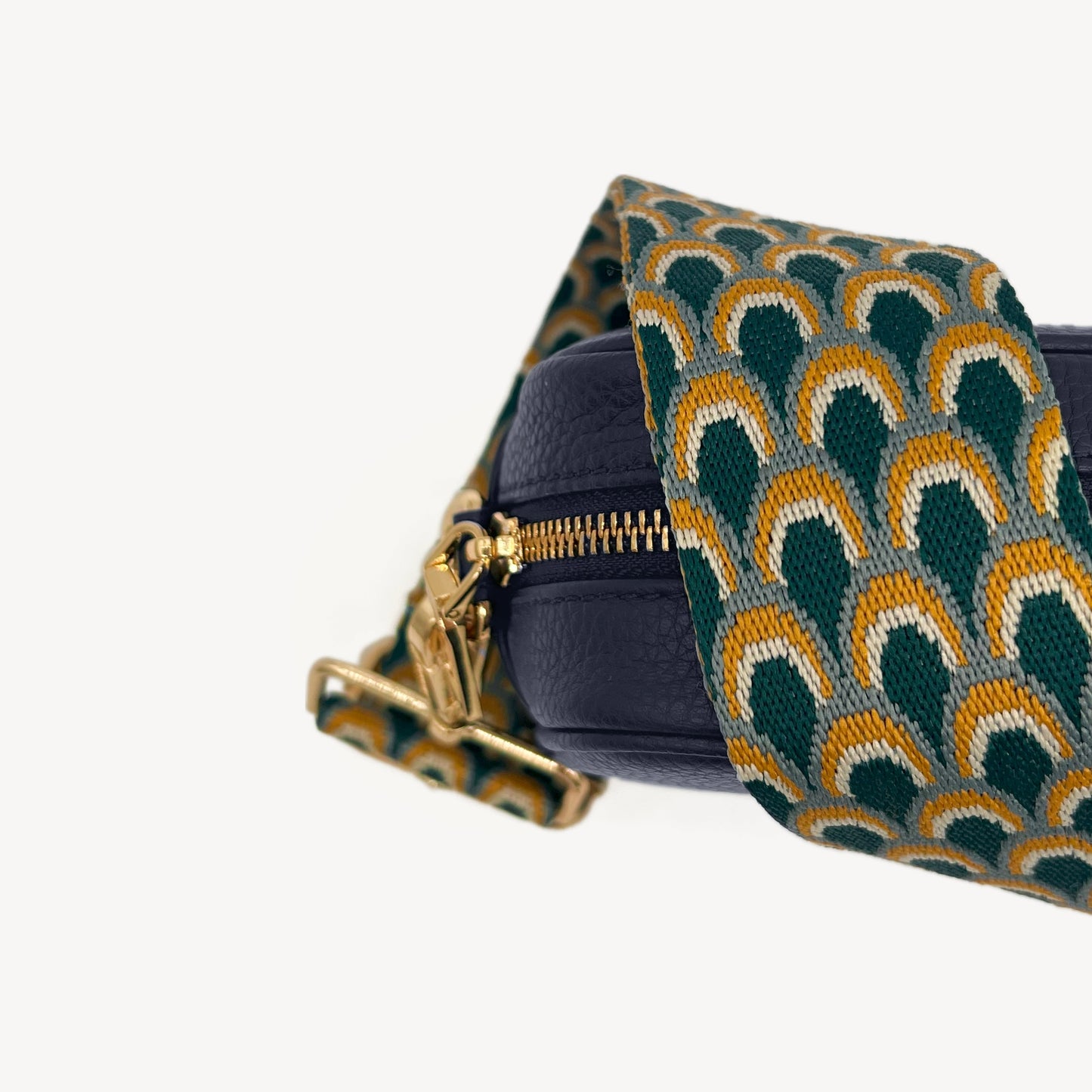 Correa turquesa de pavo real - Accesorio elegante inspirado en el pavo real