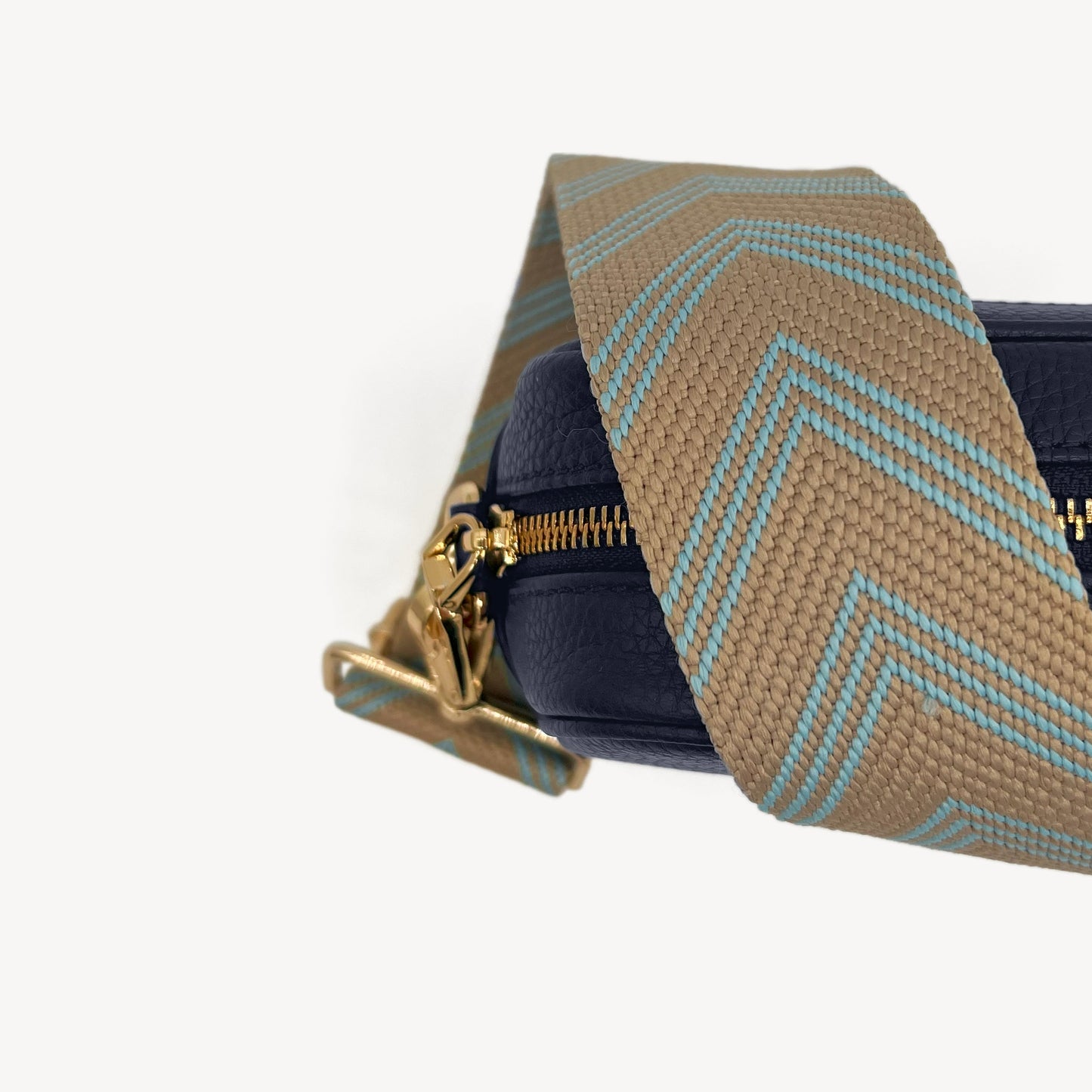 Correa de flecha azul claro y arena – Toque elegante y sutil