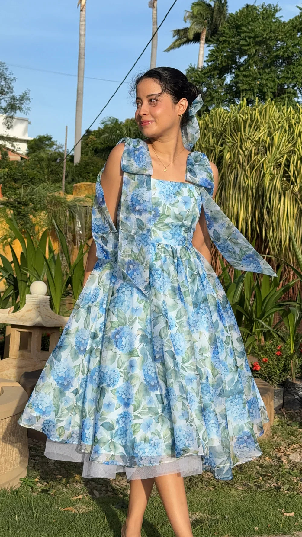 Vestido Midi Lady Seraphina Tulipanes (Copia)