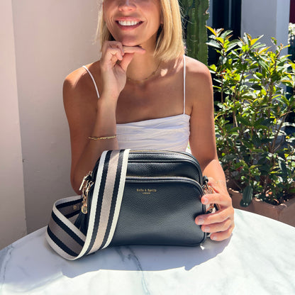 Alba Bolso bandolera negro – Estilo diario elegante y manos libres