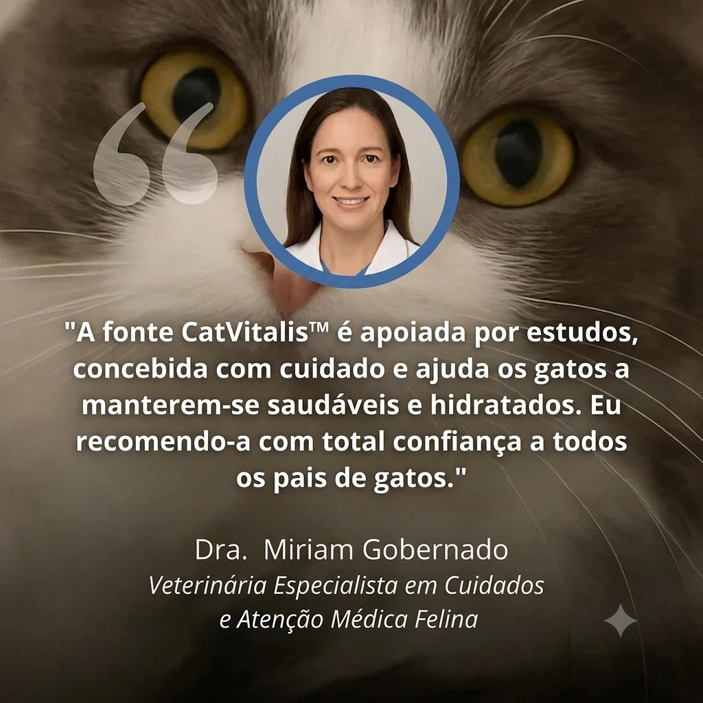 Proteja seu gato da desidratação e dos problemas urinários