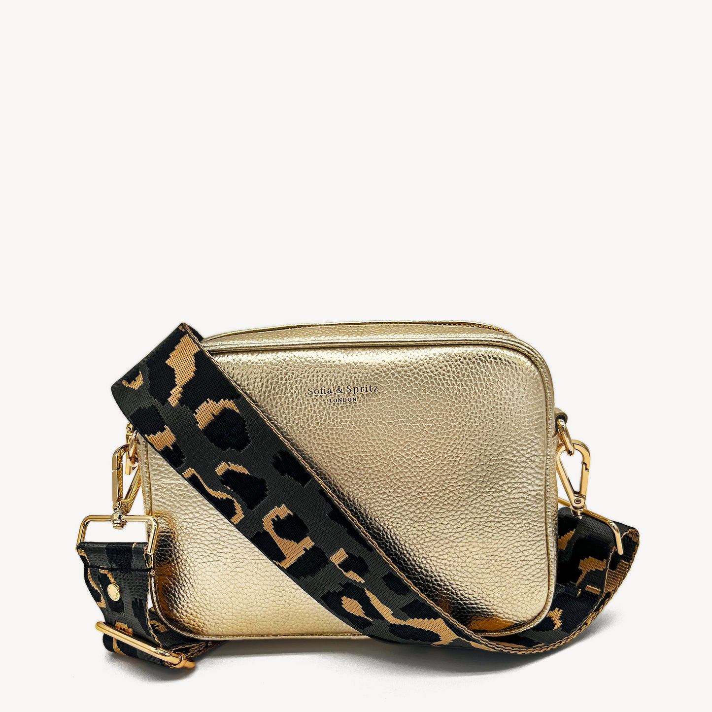 Bolso bandolera Lyla en dorado - Elegante, imprescindible para el día a día con manos libres