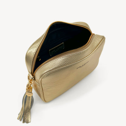 Bolso bandolera Lyla en dorado - Elegante, imprescindible para el día a día con manos libres