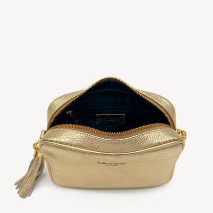 Bolso bandolera Lyla en dorado - Elegante, imprescindible para el día a día con manos libres