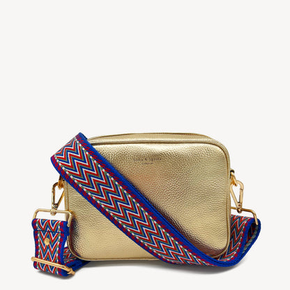 Correas con diseño azteca azul y rojo - Set surtido