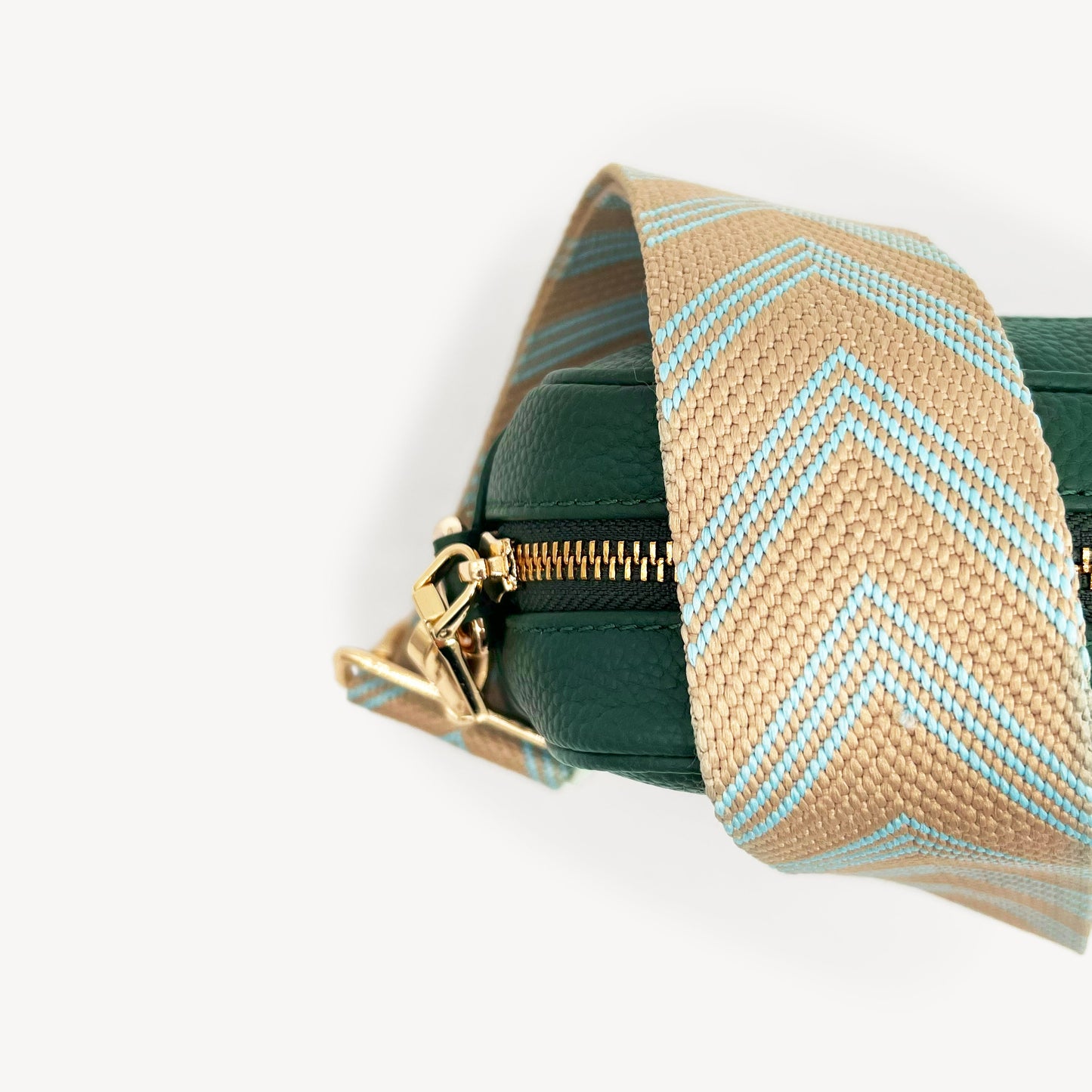 Correa de flecha azul claro y arena – Toque elegante y sutil