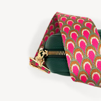 Correa Rosa Pavo Real - Accesorio Vibrante Inspirado en Plumas