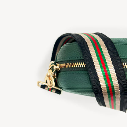 Colección de correas negras y doradas