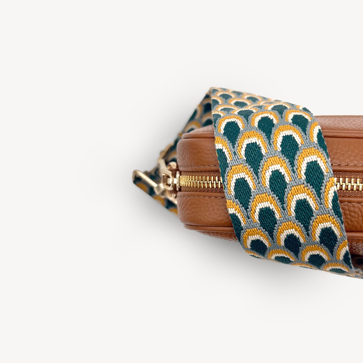 Correa turquesa de pavo real - Accesorio elegante inspirado en el pavo real