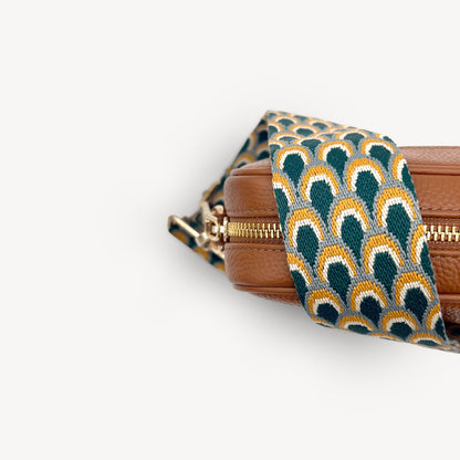 Correa turquesa de pavo real - Accesorio elegante inspirado en el pavo real