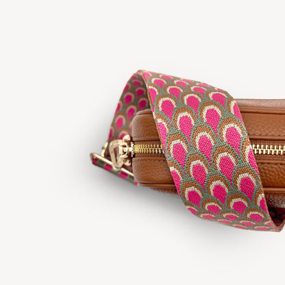 Correa Rosa Pavo Real - Accesorio Vibrante Inspirado en Plumas