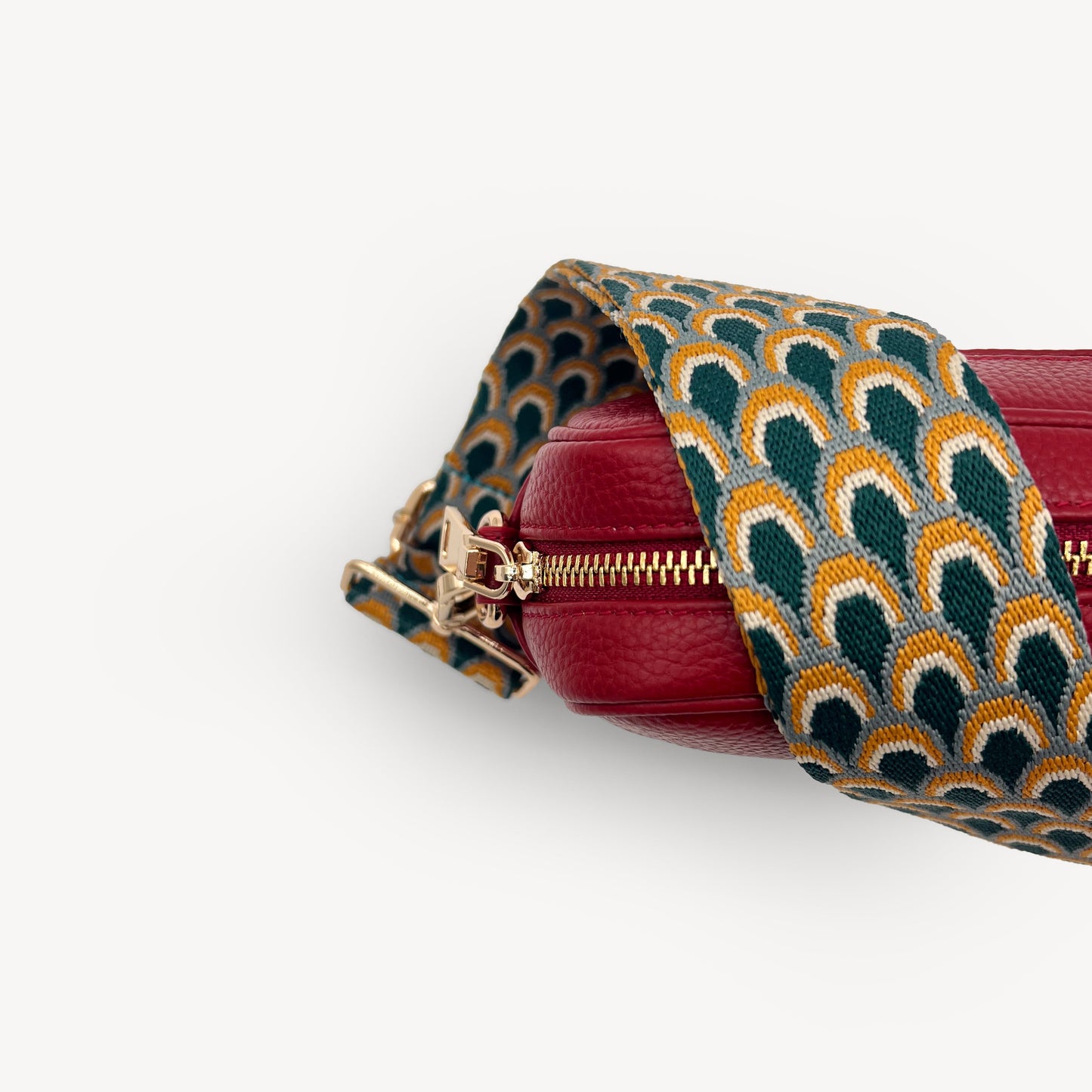 Correa turquesa de pavo real - Accesorio elegante inspirado en el pavo real