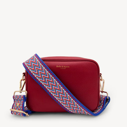 Correas con diseño azteca azul y rojo - Set surtido