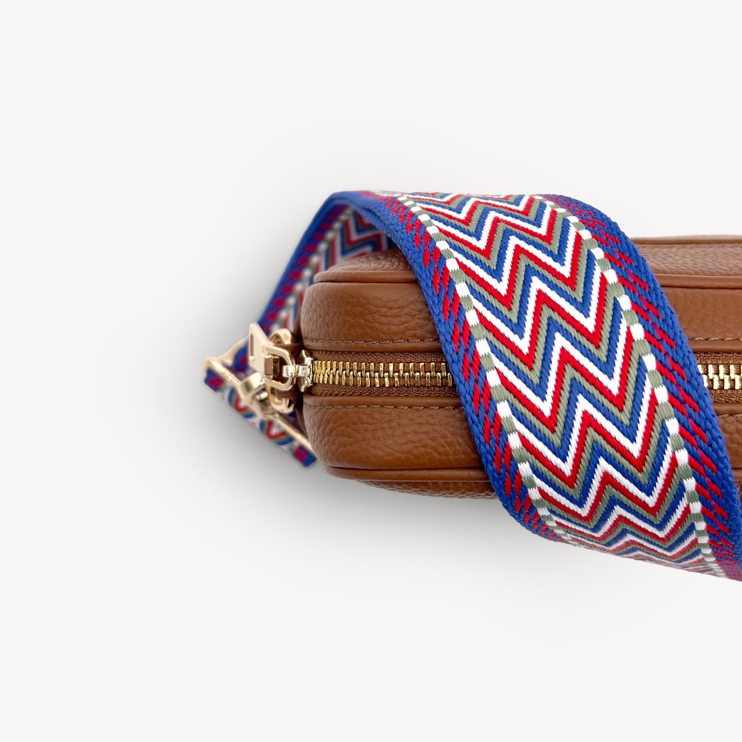 Correas con diseño azteca azul y rojo - Set surtido