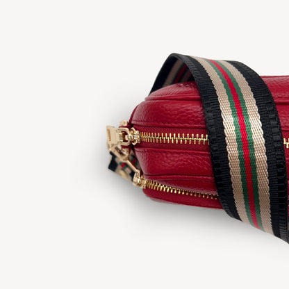 Colección de correas negras y doradas