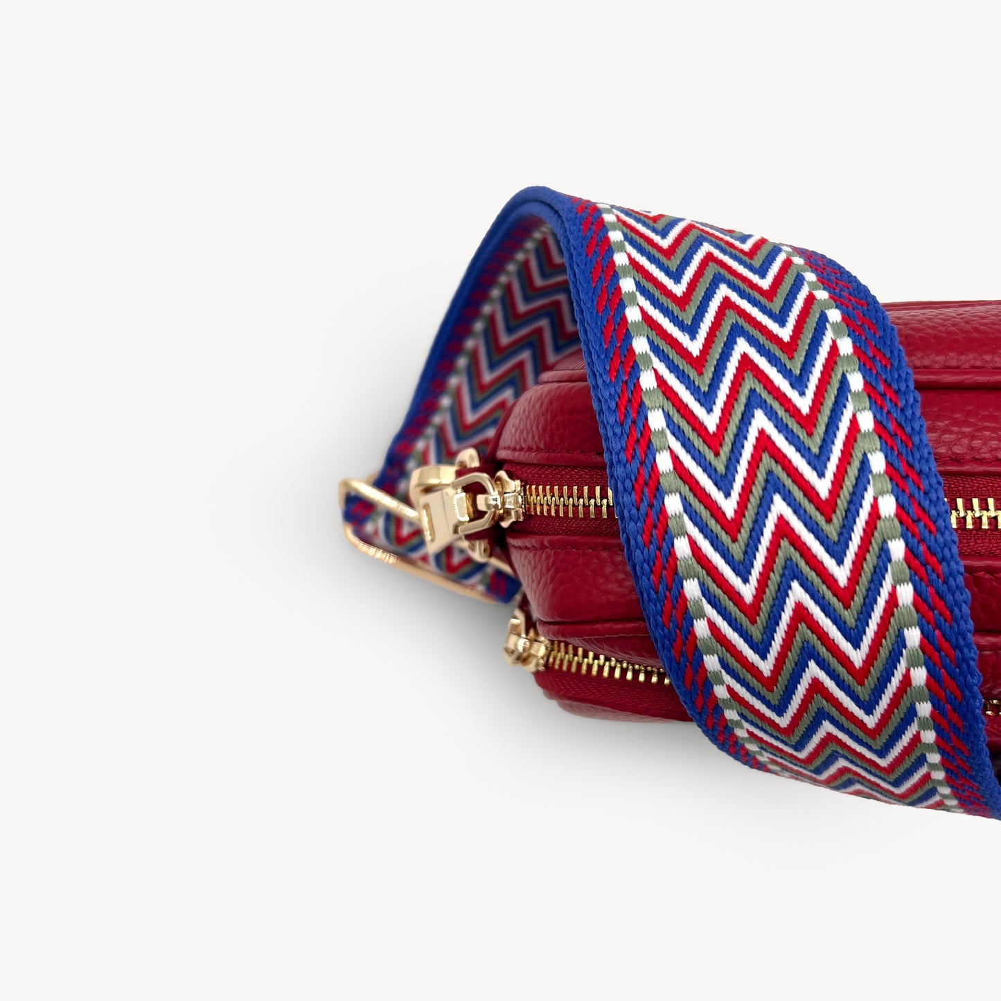 Correas con diseño azteca azul y rojo - Set surtido