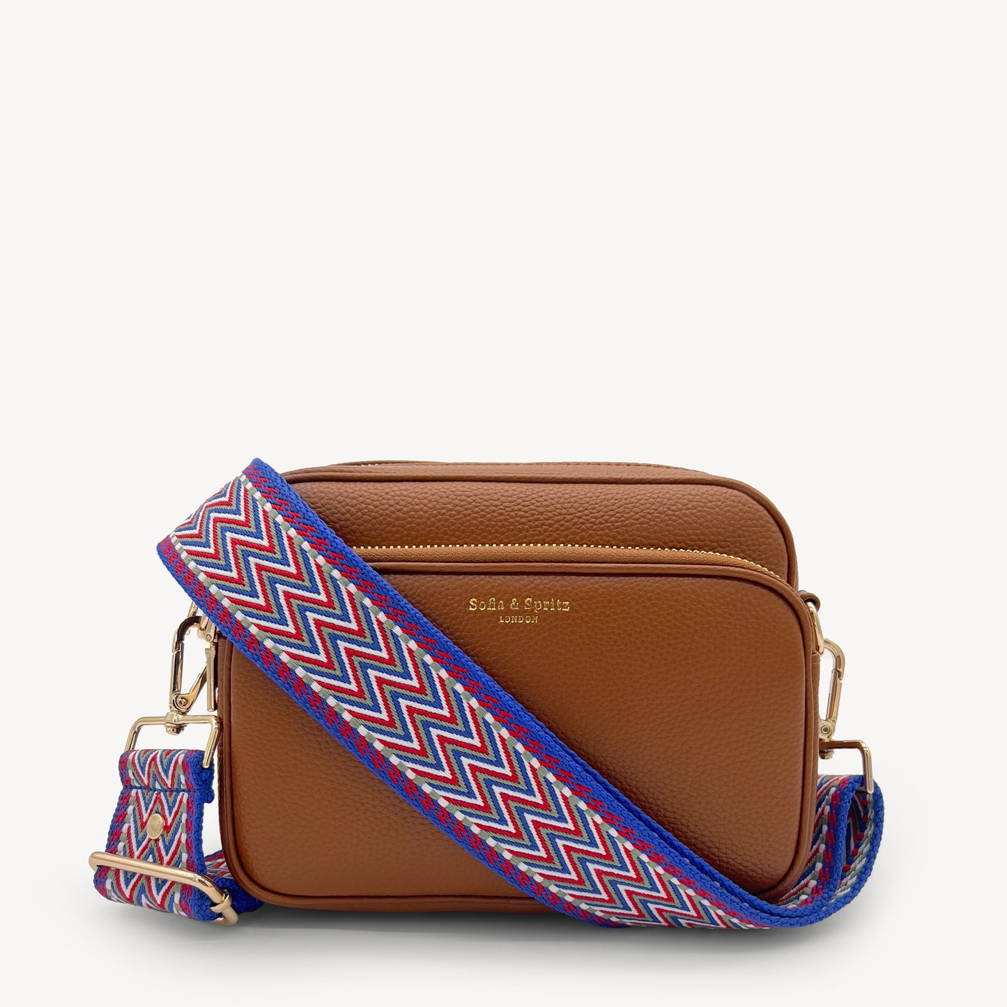Correas con diseño azteca azul y rojo - Set surtido
