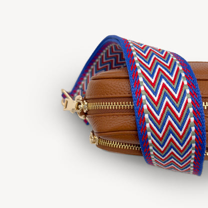 Correas con diseño azteca azul y rojo - Set surtido