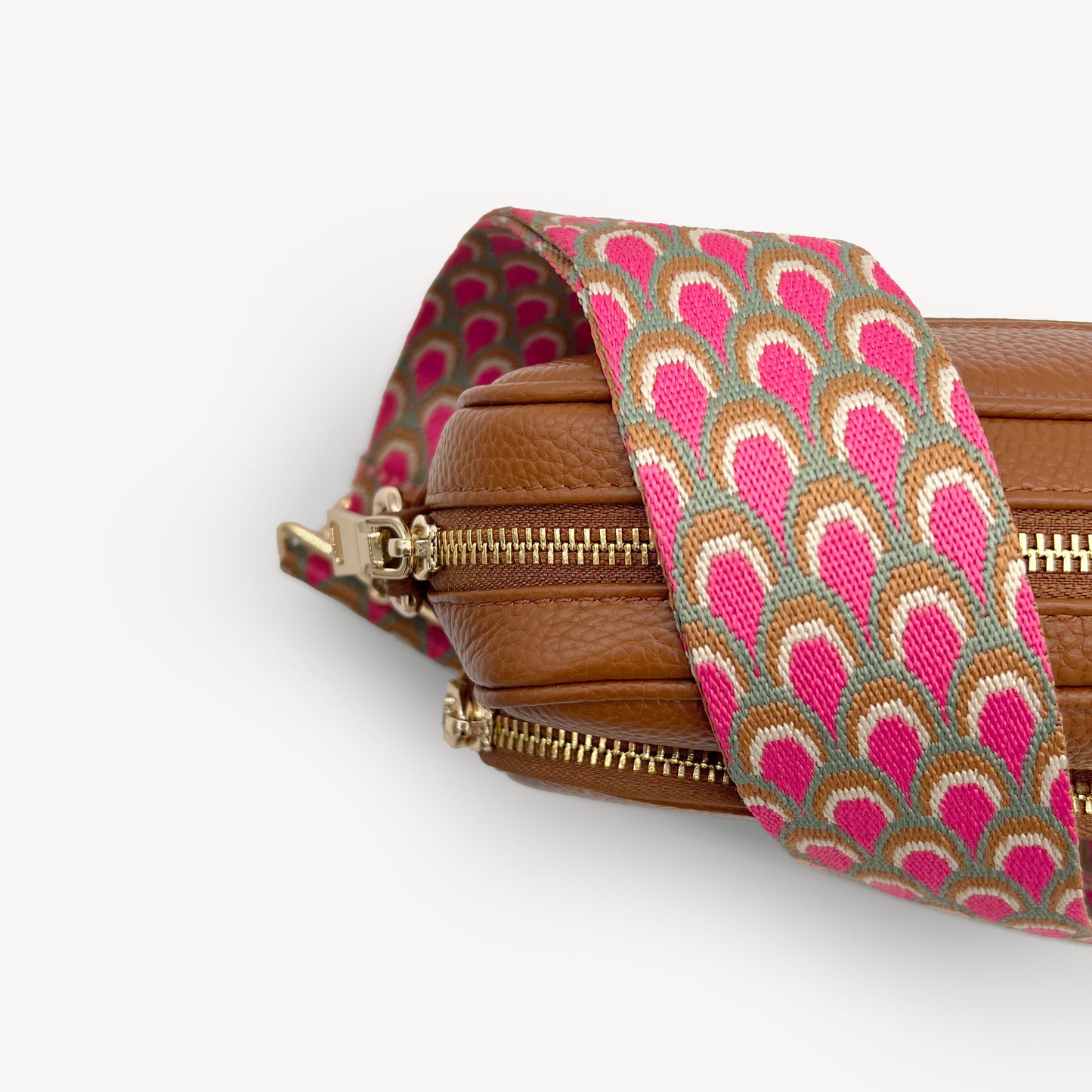 Correa Rosa Pavo Real - Accesorio Vibrante Inspirado en Plumas