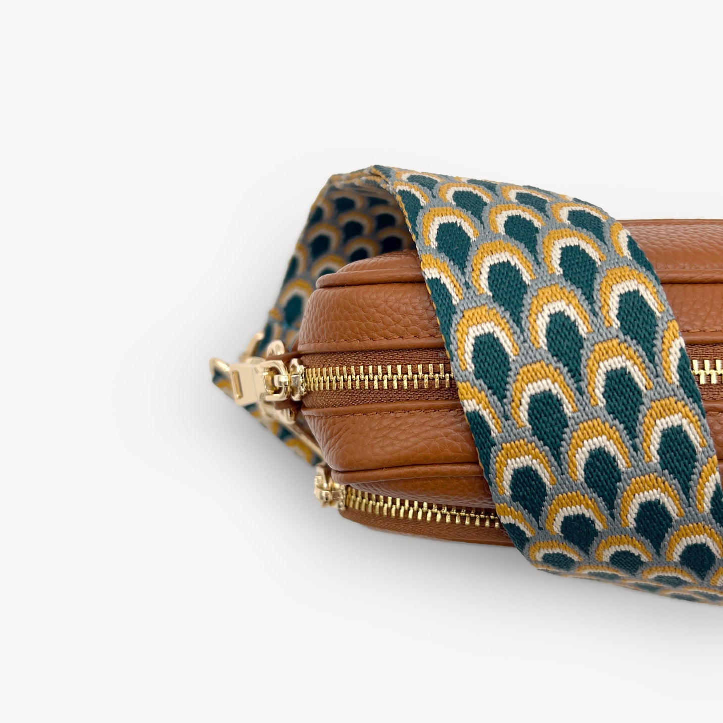 Correa turquesa de pavo real - Accesorio elegante inspirado en el pavo real