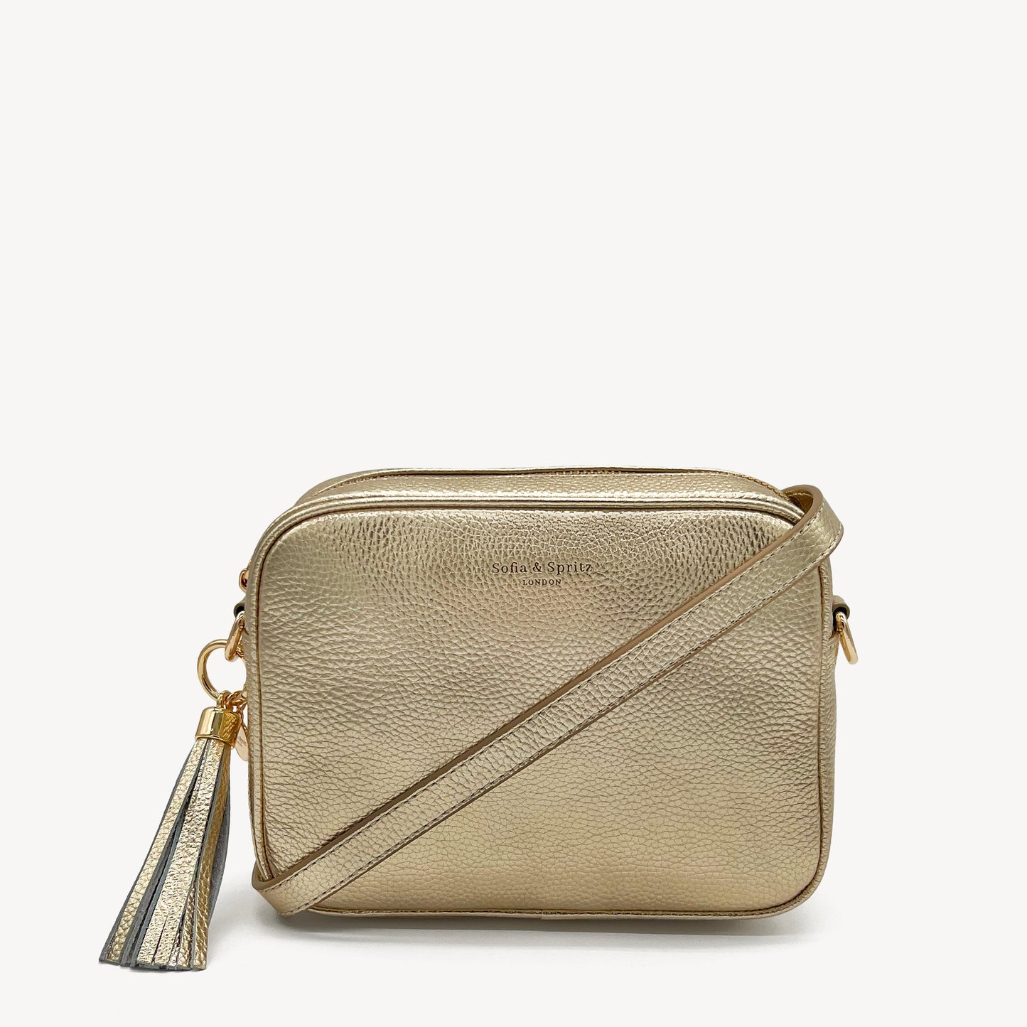 Bolso bandolera Lyla en dorado - Elegante, imprescindible para el día a día con manos libres