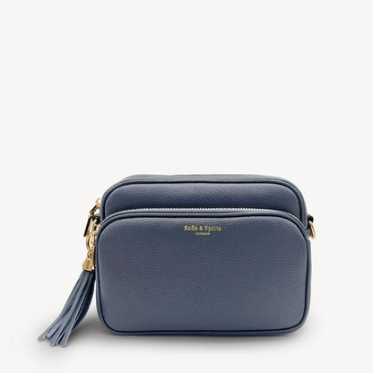 Bolso bandolera Alba en azul sombra