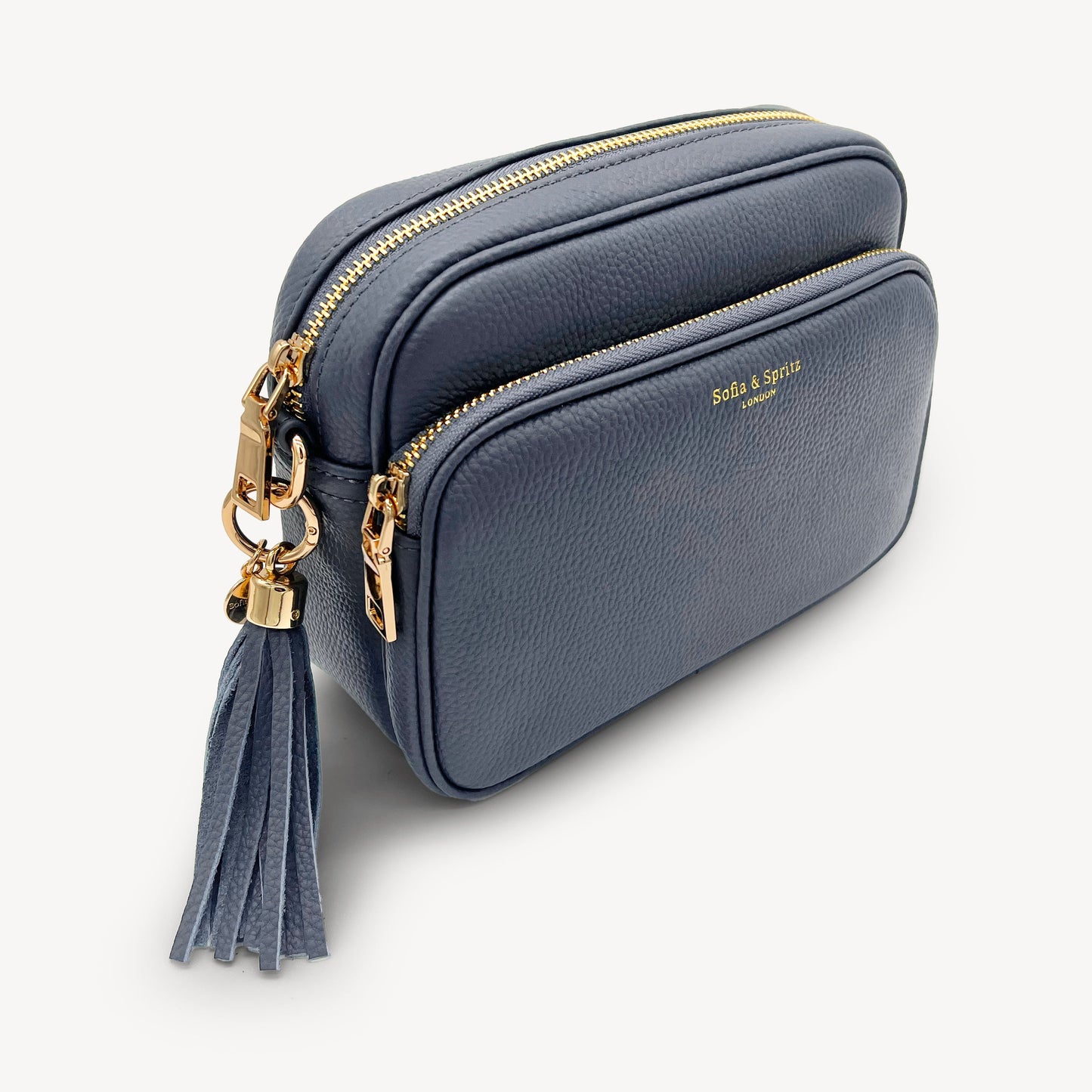 Bolso bandolera Alba en azul sombra