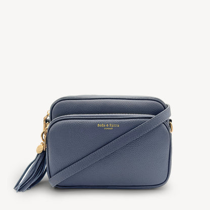 Bolso bandolera Alba en azul sombra