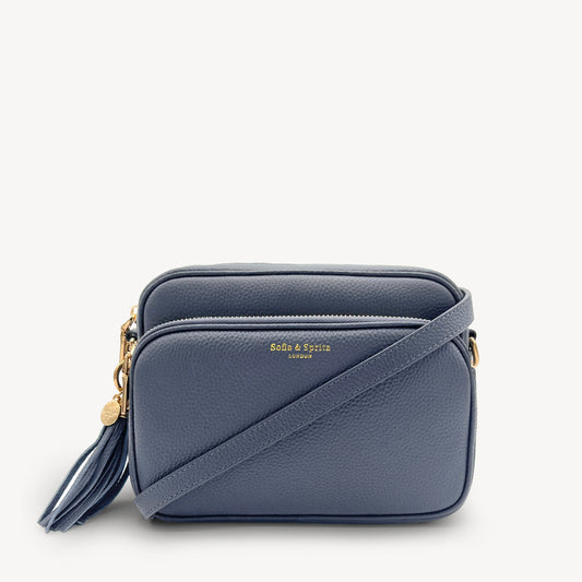Bolso bandolera Alba en azul sombra