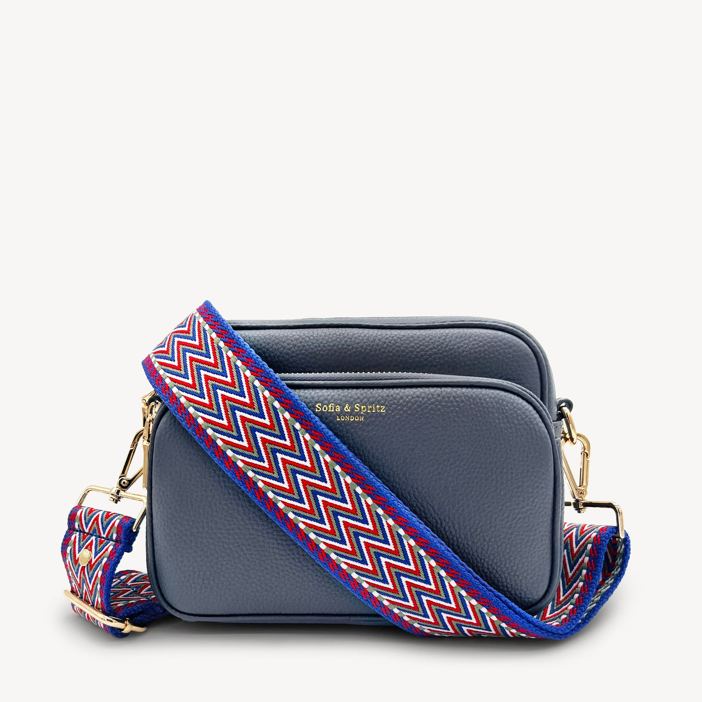 Correas con diseño azteca azul y rojo - Set surtido