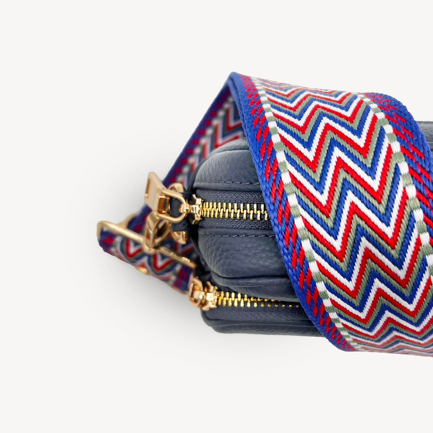 Correas con diseño azteca azul y rojo - Set surtido