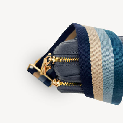 Correas surtidas con franja azul