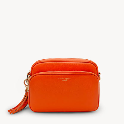 Bolso bandolera Alba en naranja vibrante