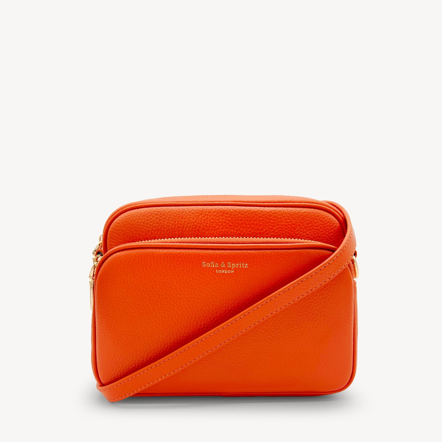 Bolso bandolera Alba en naranja vibrante