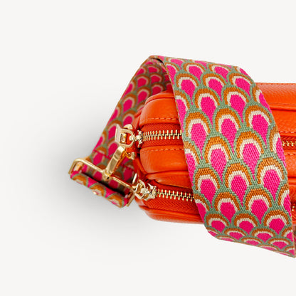 Correa Rosa Pavo Real - Accesorio Vibrante Inspirado en Plumas