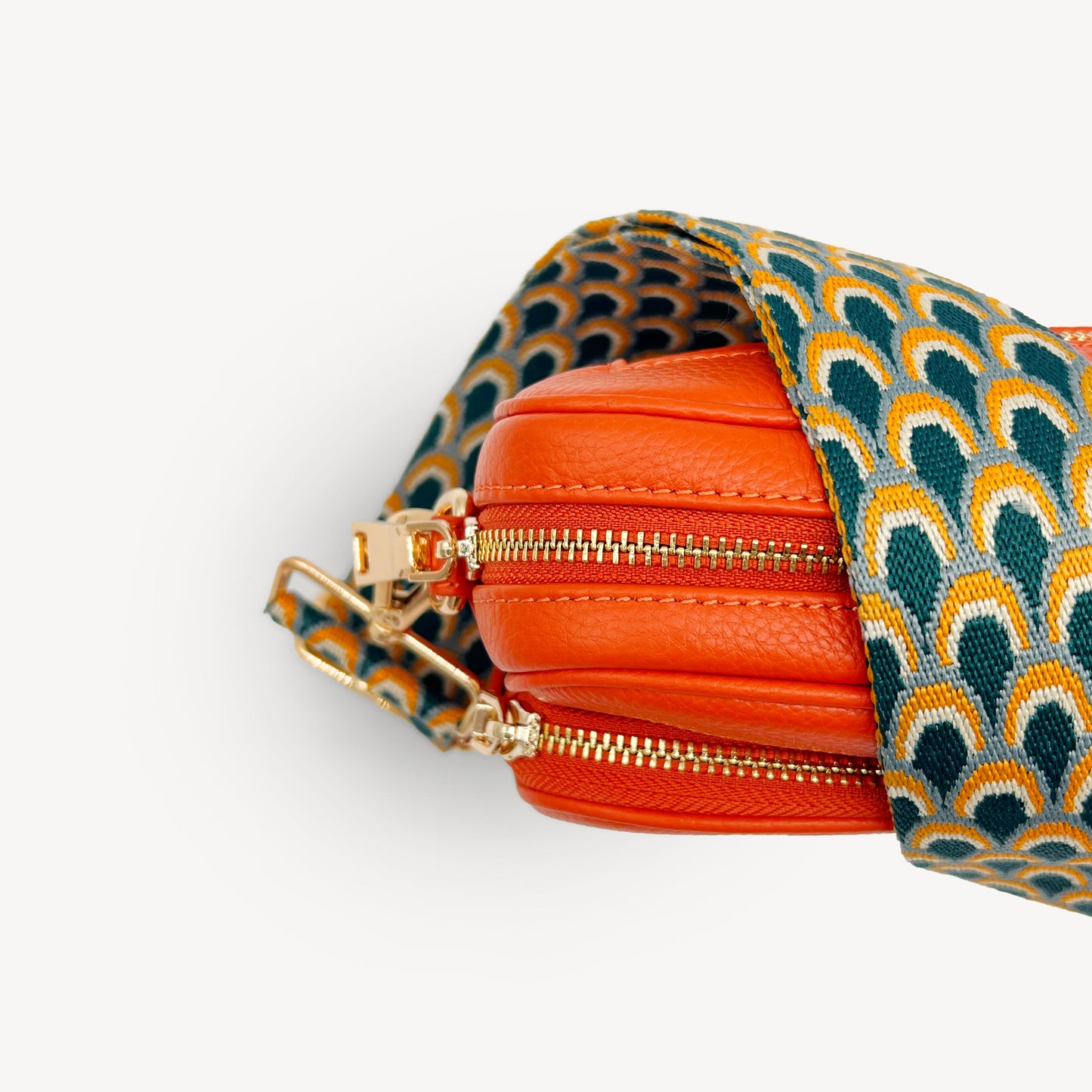 Correa turquesa de pavo real - Accesorio elegante inspirado en el pavo real