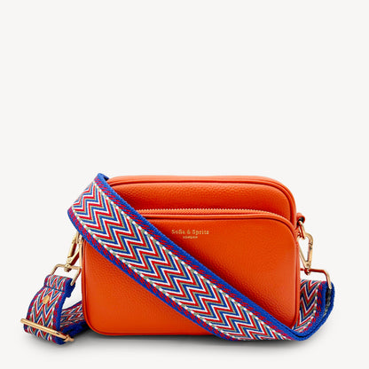 Correas con diseño azteca azul y rojo - Set surtido