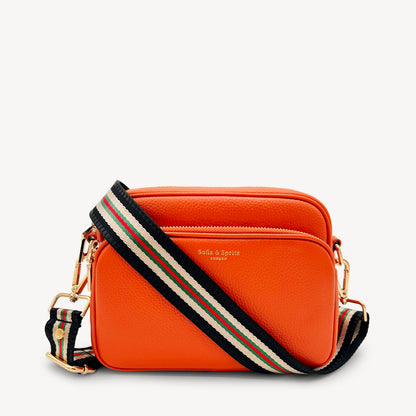 Colección de correas negras y doradas