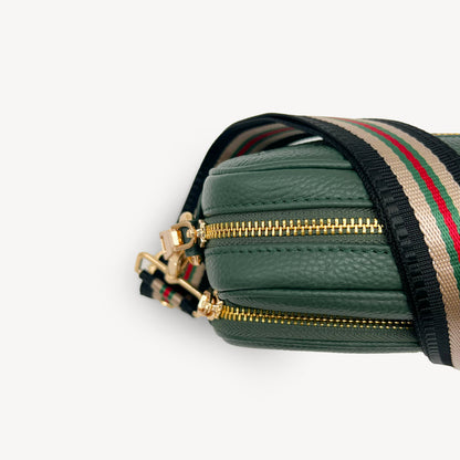 Colección de correas negras y doradas