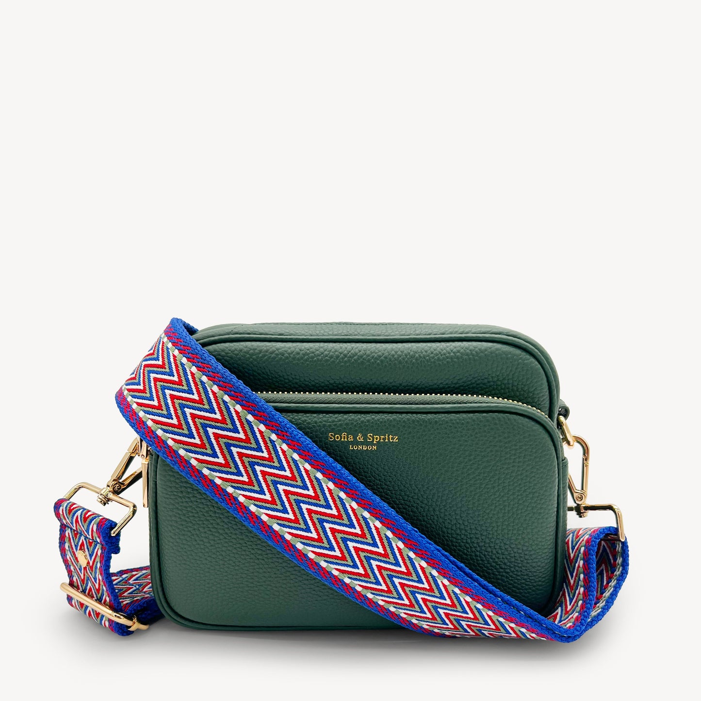 Correas con diseño azteca azul y rojo - Set surtido