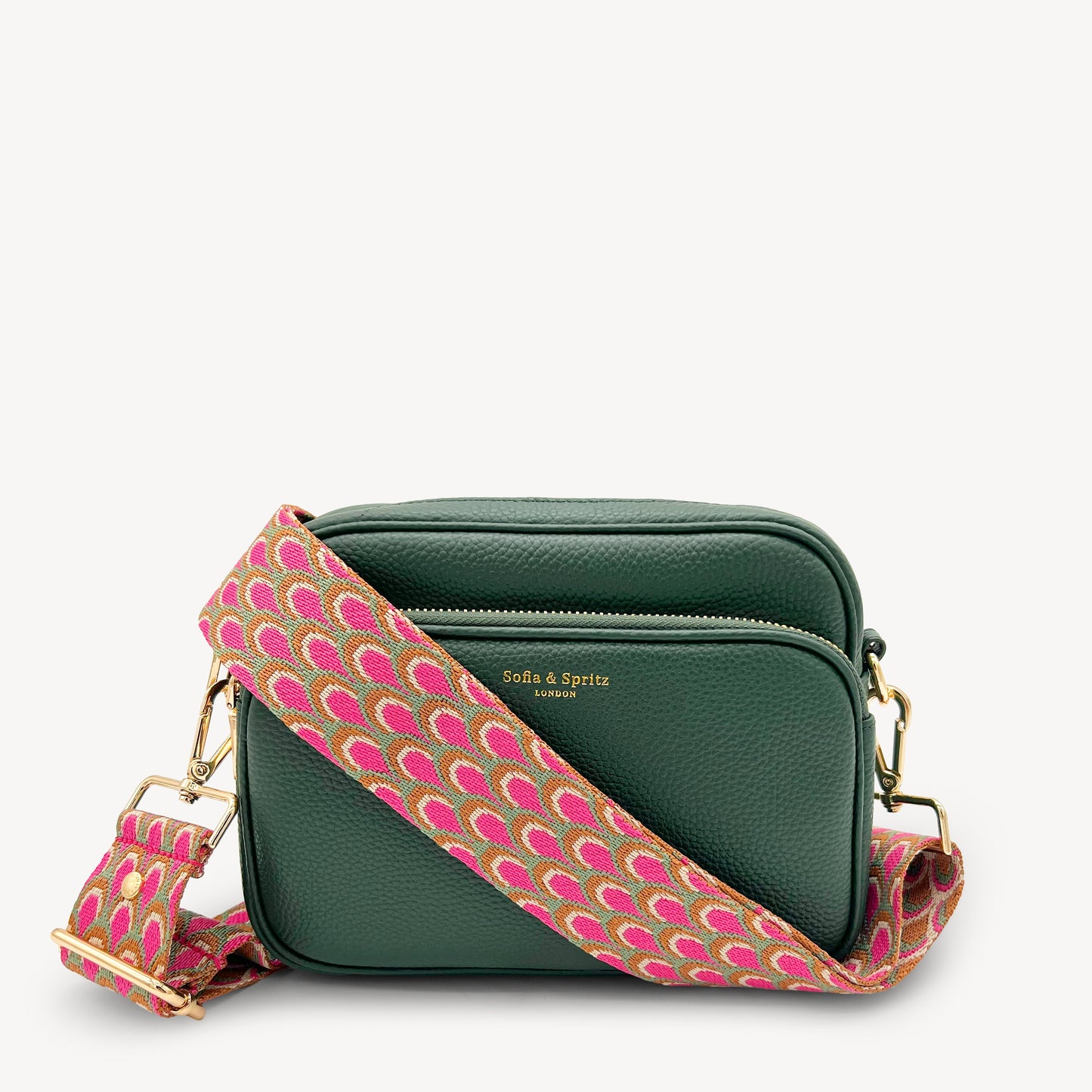 Correa Rosa Pavo Real - Accesorio Vibrante Inspirado en Plumas