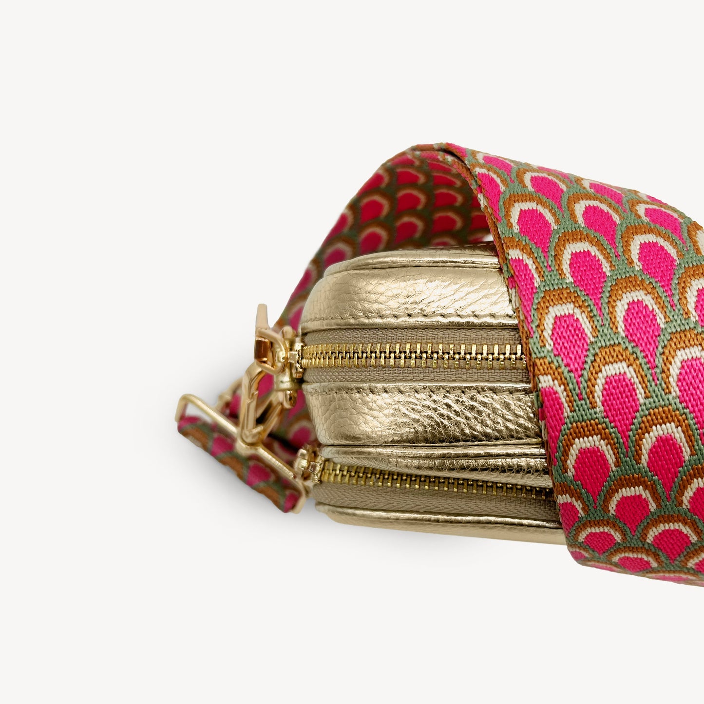 Correa Rosa Pavo Real - Accesorio Vibrante Inspirado en Plumas