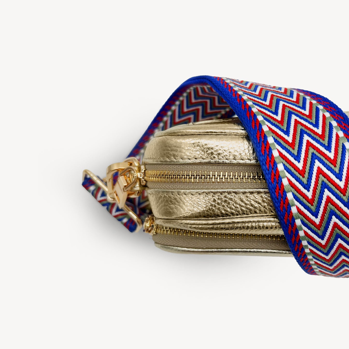 Correas con diseño azteca azul y rojo - Set surtido
