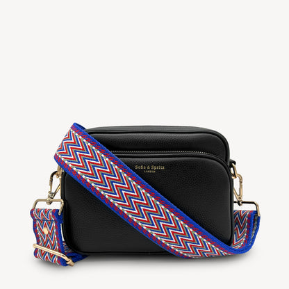Correas con diseño azteca azul y rojo - Set surtido